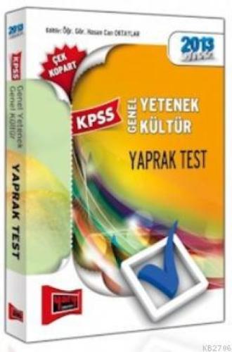 KPSS Genel Kültür Genel Yetenek Çek Kopar Yaprak Test 2013  Frontansicht 1