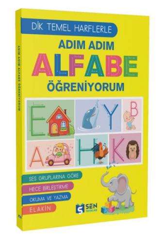 Adım Adım Alfabe Öğreniyorum (Dik Temel Harflarle)  Frontansicht 1