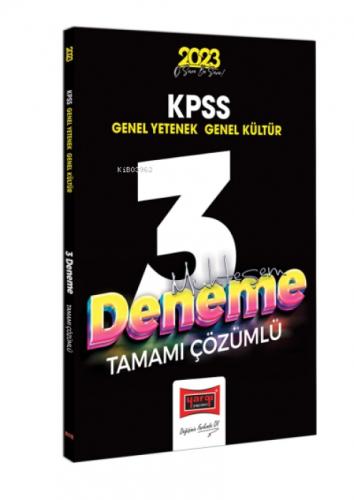 2023 KPSS Genel Kültür Genel Yetenek Tamamı Çözümlü Muhteşem 3 Deneme Sınavı  Frontansicht 1