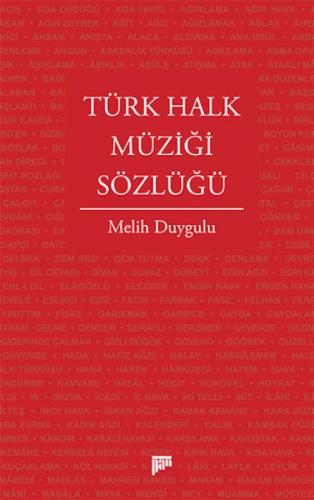 Türk Halk Müziði Sözlüðü  Frontansicht 1