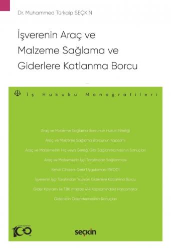 İşverenin Araç ve Malzeme Sağlama ve Giderlere Katlanma Borcu;İş Hukuku Monografileri  Frontansicht 1