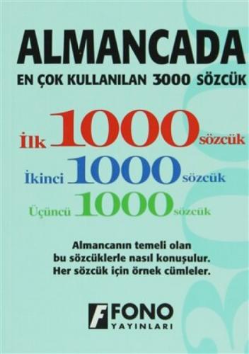 Almancada En Çok Kullanılan 3000 Sözlük  Frontansicht 1
