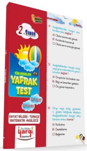 2. Sınıf Tüm Dersler Yaprak Test  Frontansicht 1