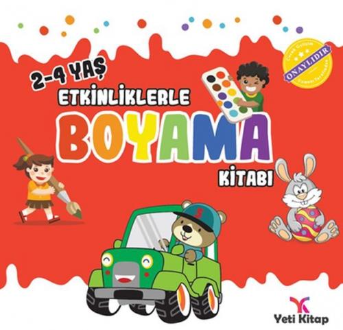 2-4 yaş Etkinliklerle Boyama Kitabı 1  Frontansicht 1