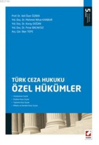 Türk Ceza Hukuku Özel Hükümler  Frontansicht 1