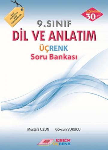 9. Sınıf Dil ve Anlatım Üçrenk Soru Bankası  Frontansicht 1