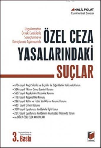 Özel Ceza Yasalarındaki Suçlar  Frontansicht 1