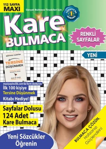 Maxi Kare Bulmaca 25  Frontansicht 1