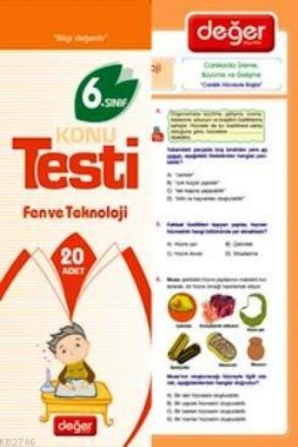 6. Sınıf Fen ve Teknoloji Konu Testi  Frontansicht 1