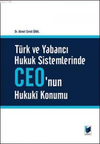 Türk ve Yabancı Hukuk Sistemlerinde Ceo'nun Hukuki Konumu  Frontansicht 1