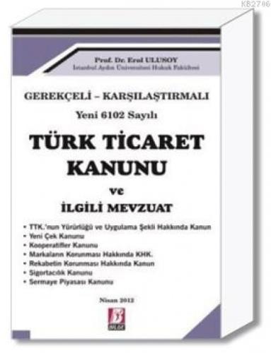 Türk Ticaret Kanunu ve İlgili Mevzuat  Frontansicht 1