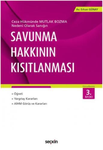 Savunma Hakkının Kısıtlanması  Frontansicht 1