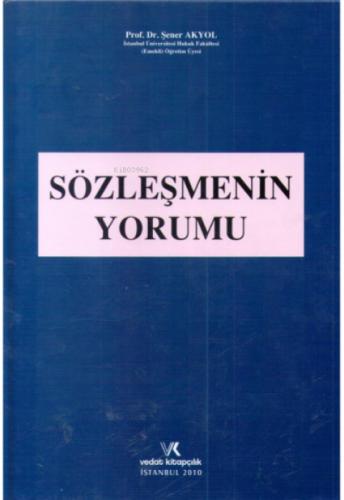 Sözleşmenin Yorumu  Frontansicht 1