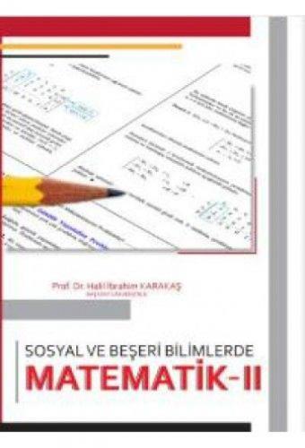Sosyal ve Beşeri Bilimlerde Matematik 2  Frontansicht 1