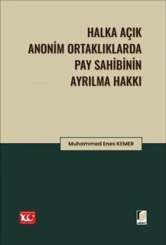 Halka Açık Anonim Ortaklıklarda Pay Sahibinin Ayrılma Hakkı (Ciltli)  Frontansicht 1