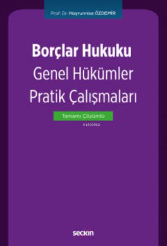 Borçlar Hukuku Genel Hükümler Pratik Çalışmaları  Frontansicht 1