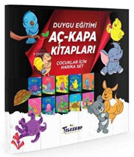 Duygu Eğitimi - Aç Kapa Kitaplar 10 Kitap Set  Frontansicht 1