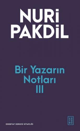 Bir Yazarın Notları 3  Frontansicht 1