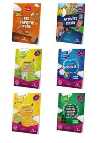 4-6 Yaş Okul Öncesi Evde Etkinlik seti - 6 Kitap Takım  Frontansicht 1
