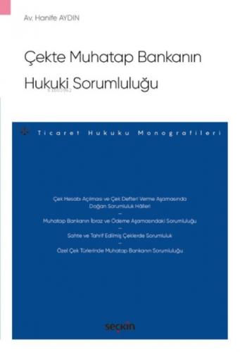 Çekte Muhatap Bankanın Hukuki Sorumluluğu  Frontansicht 1