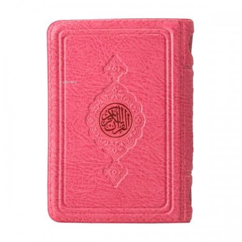 Büyük Cep Boy Kur'an-ı Kerim (Pembe, Kılıflı, Mühürlü)  Frontansicht 1