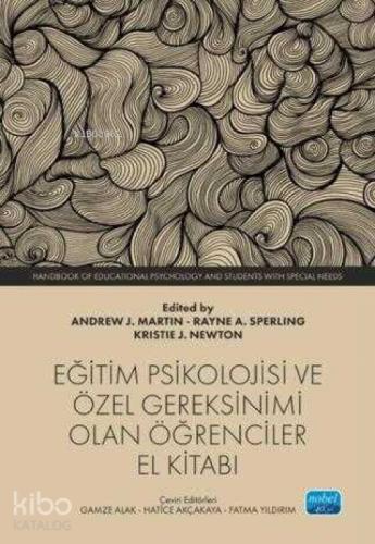 Eğitim Psikolojisi ve Özel Gereksinimi Olan Öğrenciler El Kitabı  Frontansicht 1