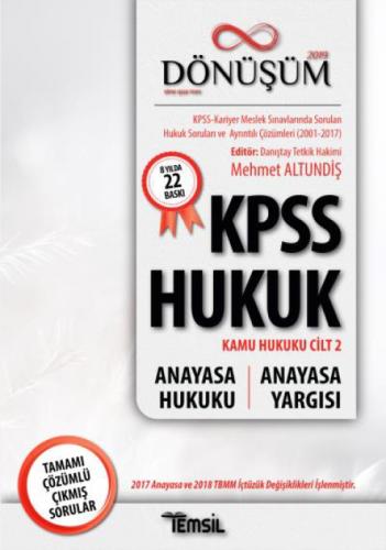 KPSS Hukuk - Dönüşüm - Anayasa Hukuku - Anayasa Yargısı  Frontansicht 1