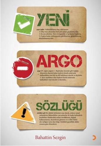 Yeni Argo Sözlüğü  Frontansicht 1