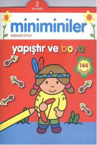 Miniminiler Kırmızı Kitap Yapıştır ve Boya  Frontansicht 1