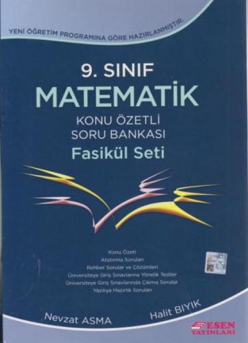 9. Sınıf Matematik Konu Özetli Soru Bankası Fasükül Seti  Frontansicht 1