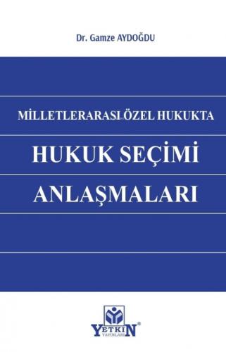 Milletlerarası Özel Hukukta Hukuk Seçim Anlaşmaları  Frontansicht 1
