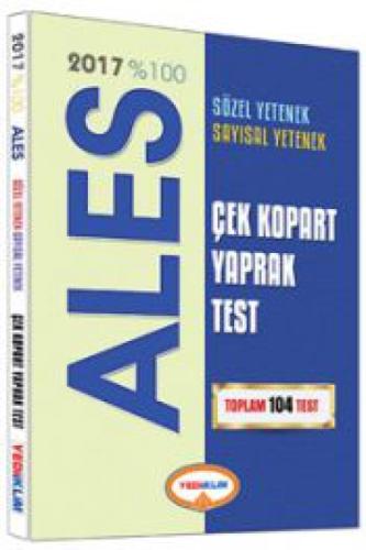 ALES Sözel Yetenek Sayısal Yetenek Çek Kopart Yaprak Test 2017  Frontansicht 1