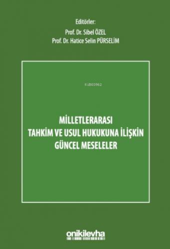 Milletlerarası Tahkim ve Usul Hukukuna İlişkin Güncel Meseleler  Frontansicht 1