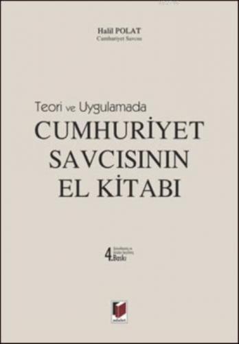 Teori ve Uygulamada Cumhuriyet Savcısının El Kitabı  Frontansicht 1