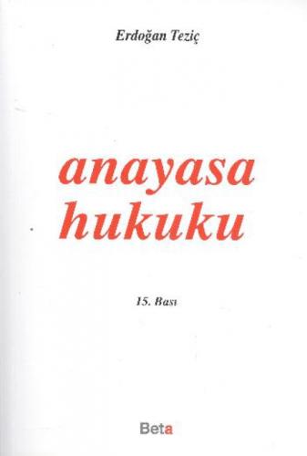 Anayasa Hukuku  Frontansicht 1