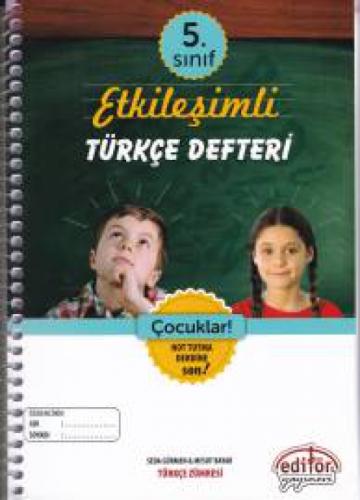 5.Sınıf Etkileşimli Türkçe Defteri  Frontansicht 1