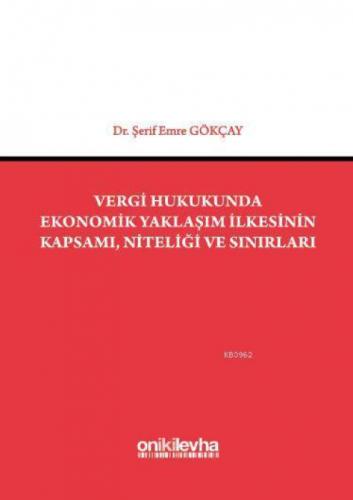 Vergi Hukukunda Ekonomik Yaklaşım İlkesinin Kapsamı, Niteliği ve Sınırları  Frontansicht 1