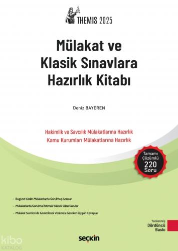 THEMIS - Mülakat ve Klasik Sınavlara Hazırlık Kitabı  Frontansicht 1