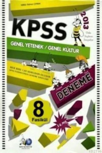 KPSS Genel Yetenek Genel Kültür 8 Fasikül Cep Deneme 2013  Frontansicht 1
