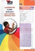 8. Sınıf| İngilizce; Çek Kopar Yaprak Test  Frontansicht 1