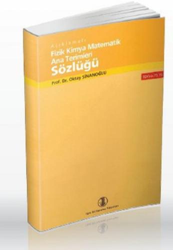 Açıklamalı Fizik Kimya Matematik Ana Terimleri Sözlüğü  Frontansicht 1