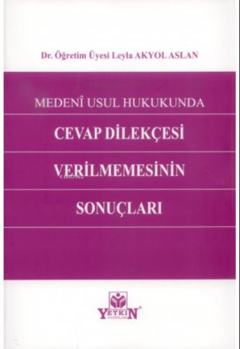 Medeni Usul Hukukunda Cevap Dilekçesi Verilmemesinin Sonuçları  Frontansicht 1