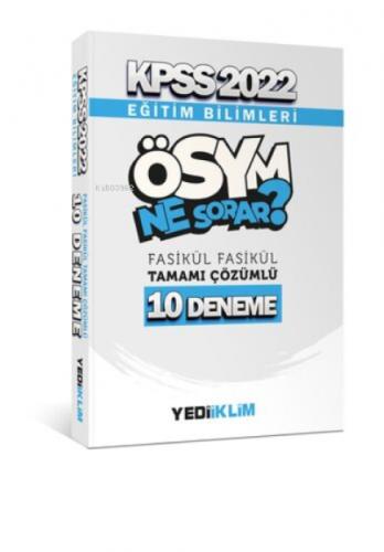 2022 KPSS Eğitim Bilimleri Ösym Ne Sorar Tamamı Çözümlü 10 Fasikül Deneme  Frontansicht 1