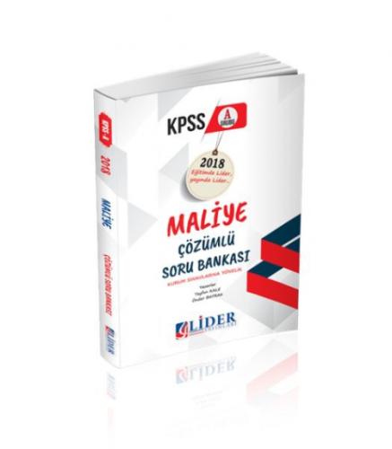 Lider 2018 KPSS-A Maliye Çözümlü Soru Bankası  Frontansicht 1