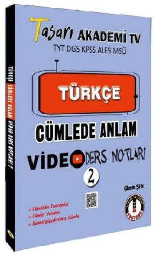 DGS Türkçe Cümlede Anlam Video Ders Notları - 2  Frontansicht 1
