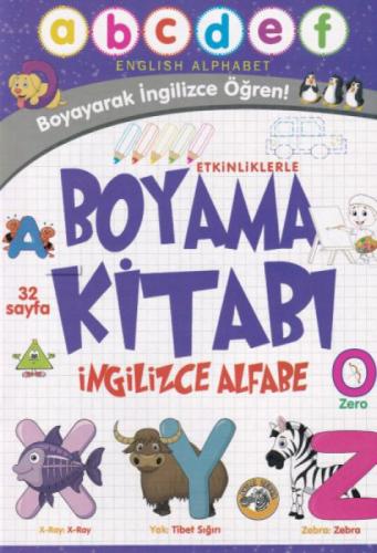 Etkinliklerle Boyama Kitabı İngilizce Alfabe  Frontansicht 1