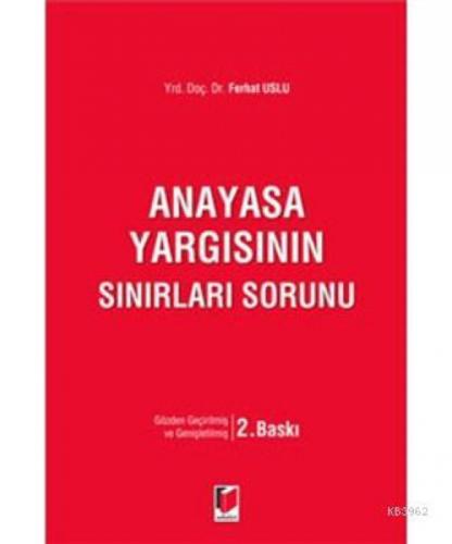 Anayasa Yargısının Sınırları Sorunu  Frontansicht 1
