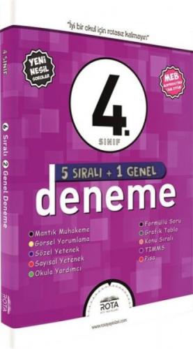 Rota Yayınları 4. Sınıf 5 Sıralı + 1 Genel Deneme Sınavı RTY Rota  Frontansicht 1