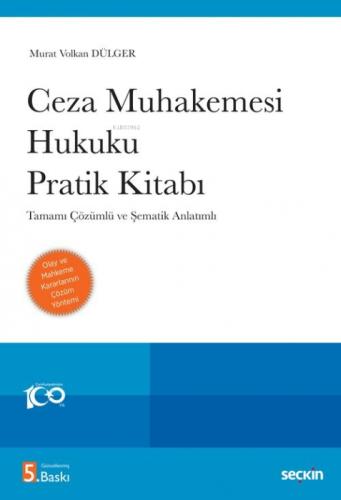 Ceza Muhakemesi Hukuku Pratik Kitabı;Tamamı Çözümlü ve Şematik Anlatımlı  Frontansicht 1