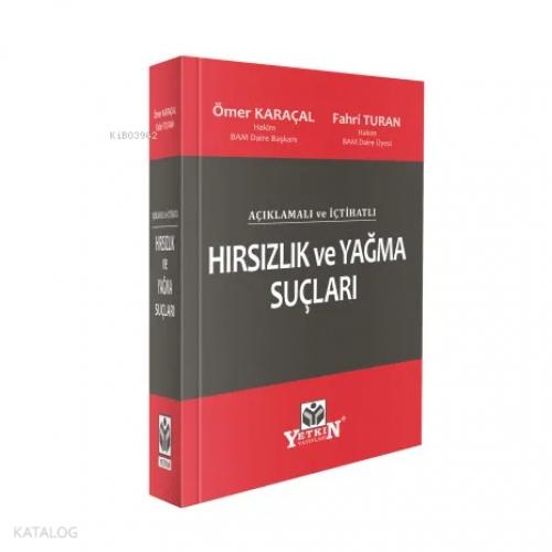 Hırsızlık ve Yağma Suçları (Ciltli)  Frontansicht 1